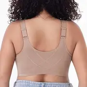 [Starmiss] Seamless Front Closure Bra for Women Posture Back Smoothing Wireless Brasieres