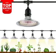 Outdoor LED Grow Light Strip Full Spectrum Waterproof 21.3FT Plant Growing Lamps