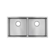 865*440*200mm Handmade 304 Stainless Top/Undermount Kitchen Sink Round Corner