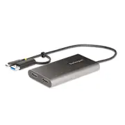 StarTech.com 109B-USBC-HDMI USB-C to Dual-HDMI Adapter 4K 60Hz PD [109B-USBC-HDMI]