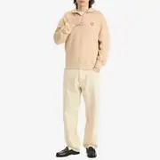 Maison Kitsune Bold Fox Head Comfort Half Zip Sweatshirt