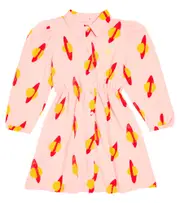 [The Animals Observatory] The Animals Observatory Dolphin printed cotton dress Y 3 multicoloured