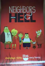 NEIGHBORS FROM HELL Original Promo TV Poster Comic Con