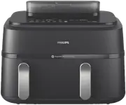 Philips 5000 Series 9 Litre XXL Dual Basket Steam Airfryer Black