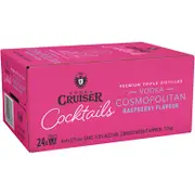 Vodka Cruiser Cocktails Raspberry Cosmo Can 275mL