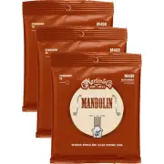 Martin M400 80/20 Bronze Mandolin Strings, Standard, 3-Pack