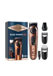 King C. Gillette Cordless Beard Trimmer for Men, Rechargeable