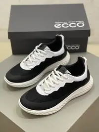在飛比找Yahoo!奇摩拍賣優惠-ECCO愛步撞色運動鞋男年新款透氣健步鞋子適動輕巧39-44