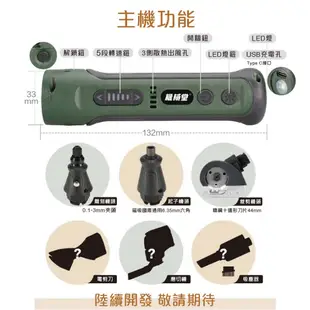 【機械堂】起子機 雕刻筆 裁剪機 MAKER IV 微工具站 一秒變身 雕刻機 螺絲起子 裁剪頭 電鑽 手電筒 換頭工具