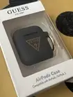 Case AirPods Cover 1st 2nd Generation Guess Ring Black New