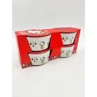 Hello Kitty Ramekins, Christmas Holiday Set of 4 Ornaments Design NWT