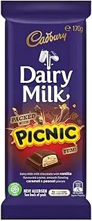 Cadbury Dairy Milk Chocolate Block Packed with Picnic 16 Pack, 16 x 170g