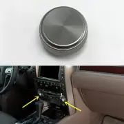 1Pc Volume Control Rotary Knobs Cover Replace For Lexus GX400 460 2012-2015 (for: Lexus)