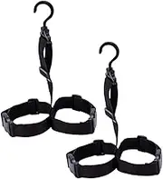 WOONEKY 2Sets Adjustable Fishing Boot Drying Straps Versatile Boot Hanger for Outdoor Wading Easy to Use and Suspend Reduces Odor and Keeps Boots Off The Ground
