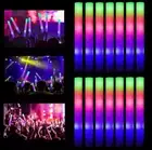 10 LED Light Up Foam Sticks Wand Rally Batons DJ Flashing Glow Stick Party