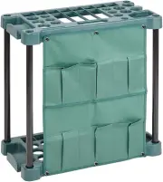 Garden Tool Organizer Portable Utility Rack Holds 40 Yard Tools Garage