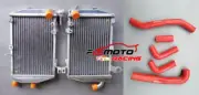 ALUMINUM RADIATOR+RED Hose for 2002-2006 03 04 HONDA SP1 RC51 RVT1000 RVT1000R