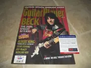 Jeff Beck Yardbirds Signed Autograph Guitar Player Magazine Photo PSA Certified