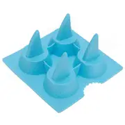 5PCS Silicone Shark Fin Ice Tray Cube Freeze Maker Chocolate Mold Mold