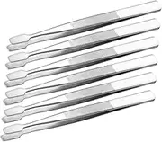WHAMVOX Anti-static Metal Stamp Tweezers False Eyelash Applicator Stainless Steel Nippers for Home Professional Use