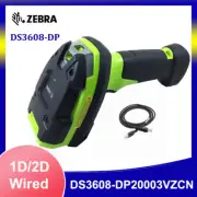 Zebra DS3608-DP20003VZCN Ultra-Rugged Cored DPM 1D 2D Barcode Scanner USB Kit