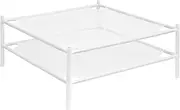 STORAGE MANIAC Sweater Drying Rack, Mesh Clothes Drying Rack, Stackable Laundry Drying Rack, Lay Flat Dryer for Delicates, Portable Dry Rack for Indoor or Outdoor, White, 2-Pack