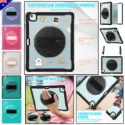 For iPad 5/6/7/8/9/10th Air Pro Mini 7th Case Armor Stand Heavy Duty Cover Strap