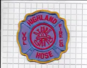 Fire Patch - HIGHLAND HOSE Red/Gray