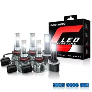 Para For Toyota Corolla 2001-2004 LED faro antiniebla 6x Kit de bombillas White (for: Toyota)