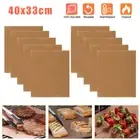 1-20PCS Reusable BBQ Grill Baking Mats Non Stick Mat Baking Liner Cooking Sheet