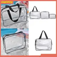 在飛比找蝦皮購物優惠-Waterproof PVC Zipper Pouch Tr