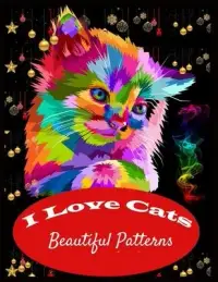 在飛比找博客來優惠-I Love Cats Beautiful Patterns