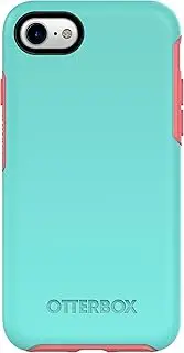 OTTERBOX Symmetry Series Case for iPhone SE (2nd gen - 2020) and iPhone 8/7 (NOT Plus) - Retail Packaging - Candy Shop (Aqua Mint/Candy Pink)