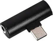 SEWACC Type Adapter for Jack Charging Converter Portable Durable Compatible Other Type C Devices Black