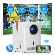 Auto Focus & Keystone5G WiFi Bluetooth 1080P projector with 4k support, 12000...