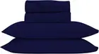 100% Cotton Queen Sheet Set 800 Thread Count 100% Egyptian Cotton 4-Piece Bed Sh