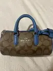 coach purse new with tags, SV/Khaki/Racer Blue