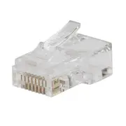 Klein VDV826-763 Pass-Thru Modular Data Plugs for RJ45, Pass Through Connectors