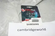 New GENUINE Samsung EVO Plus 64GB Micro SD Memory Card with SD Adapter SEALED
