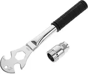 ibasenice Bicycle Pedal Wrench Tool Durable Carbon Steel Crank Removal Tool User Friendly Design for Easy Bicycle Maintenance Compatible with Mountain Road Bikes Multipurpose Repair