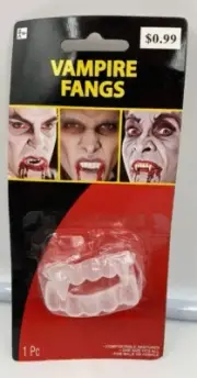 Rubie's VAMPIRE FANGS Teeth One Size Fits Unisex Adult 14+