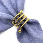 Textured Napkin Rings Ring Holders Elegant Set for Table Decorations Classic