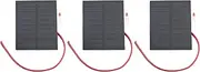 Solar Cell Kit Monocrystalline High Efficiency Small Solar Panel 2W Power DIY Science Project LED Light Phone Charger for School Experiments Outdoor Activities Monocrystalline
