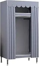 Polyester Portable Closets Stable Portable Wardrobe Clothes Closet Space Saving Wardrobe Quick and Easy to Assemble