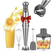 12Speed 1100W 5 In 1 Immersion Electric Hand Blender Stick Chopper Kitchen