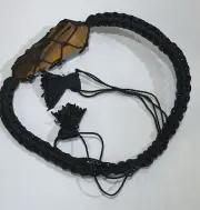 TIGERS EYE Natural Crystal Double Terminated Pencil Bracelet Grounding Protect