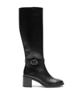 ESME BELTED ZIP BOOT in BLACK for Women
