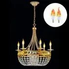 E14 E27 Candle Fire Light Bulb Halloween Christmas Decoration