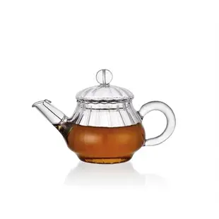 E-020SB 小南瓜壺150cc耐熱玻璃花茶壺水果茶咖啡壺茶具配件公道杯