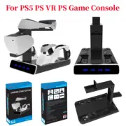 For PS5 PS VR PS Controllers Console Charging Dock Station Headset Stand Holder